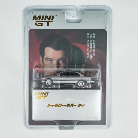 Mini GT 1:64 BMW 750IL "Tomorrow Never Dies" in Blaster Packaging Japanese Version (MGT00902-007J)