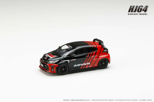 Hobby Japan 1:64 Toyota GRMN YARIS CIRCUIT PACKAGE YOKOHAMA ADVAN COLOR