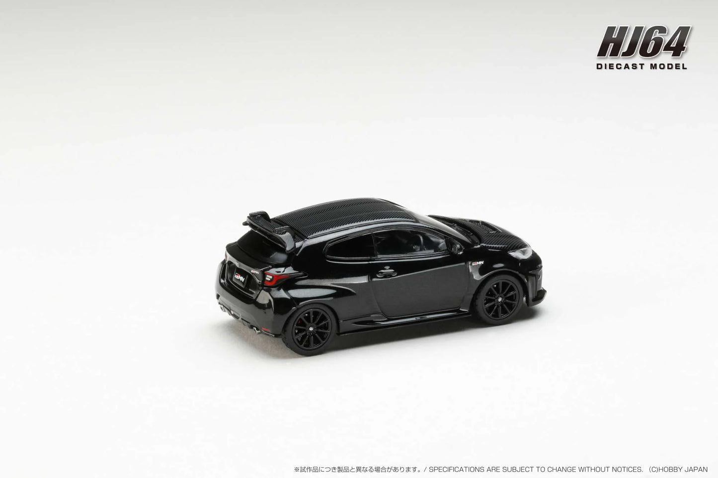 Hobby Japan 1:64 Toyota GRMN YARIS CIRCUIT PACKAGE PRECIOUS BLACK PEARL