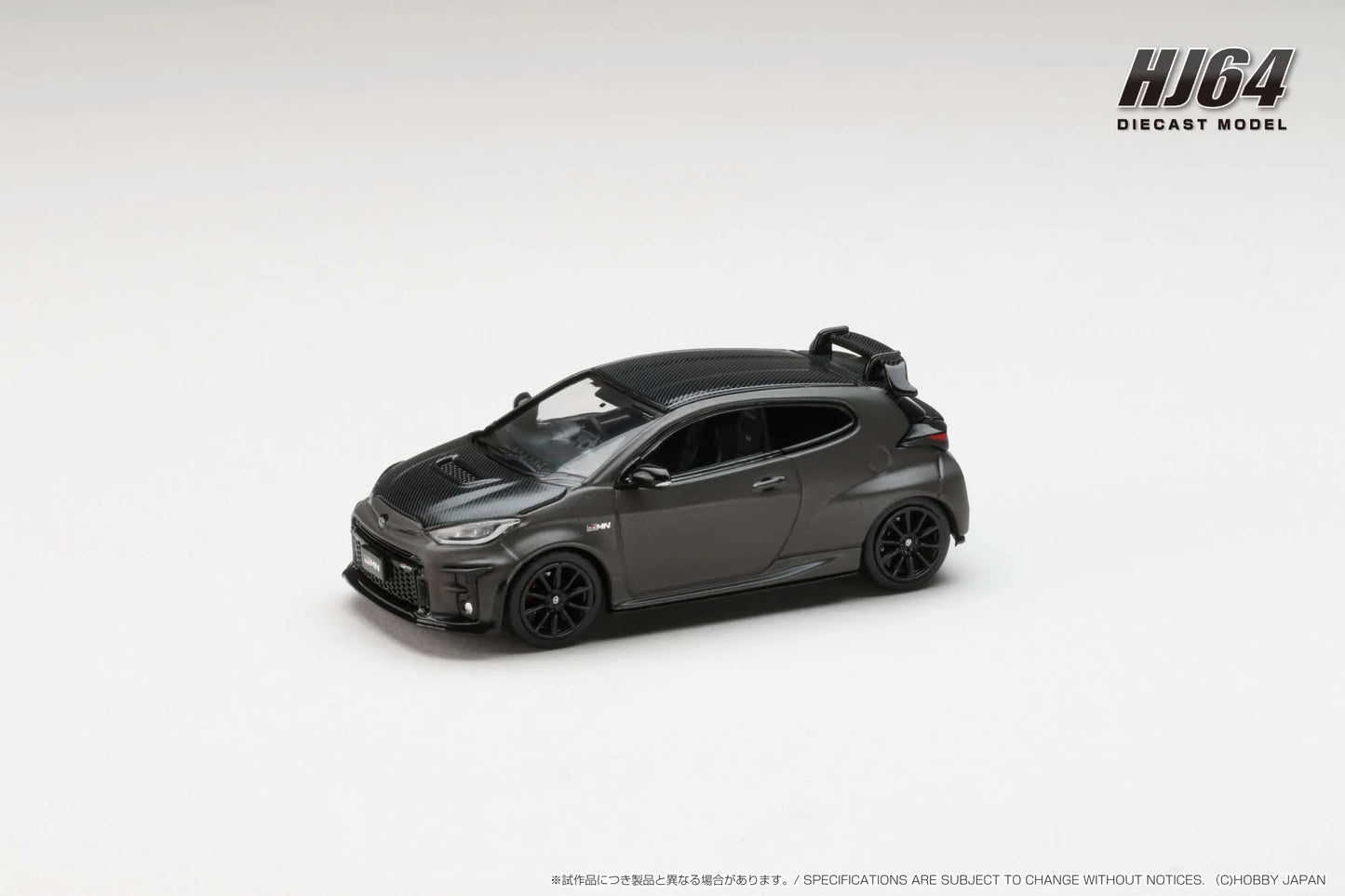Hobby Japan 1:64 Toyota GRMN YARIS CIRCUIT PACKAGE MATTE STEEL