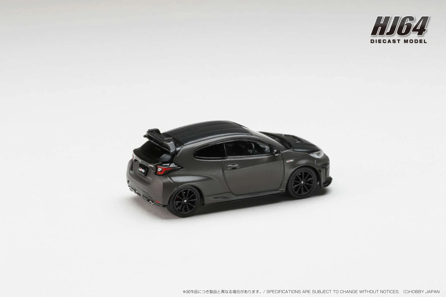 Hobby Japan 1:64 Toyota GRMN YARIS CIRCUIT PACKAGE MATTE STEEL