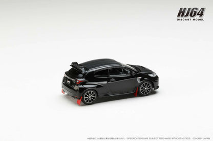 Hobby Japan 1:64 Toyota GRMN YARIS RALLY PACKAGE with GR Parts PRECIOUS BLACK PEARL