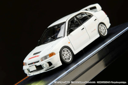 Hobby Japan 1:64 Mitsubishi Lancer RS Evolution Ⅳ Initial D Official Licensed Seiji Iwaki VS Takumi Fujiwara with Seiji Iwaki Figure Driving In The Car