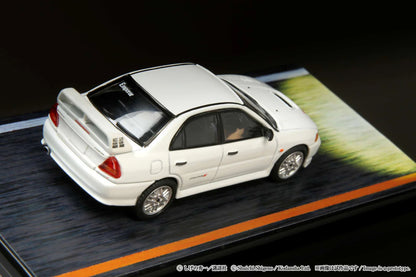 Hobby Japan 1:64 Mitsubishi Lancer RS Evolution Ⅳ Initial D Official Licensed Seiji Iwaki VS Takumi Fujiwara with Seiji Iwaki Figure Driving In The Car