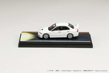 Hobby Japan 1:64 Mitsubishi Lancer RS Evolution Ⅳ Initial D Official Licensed Seiji Iwaki VS Takumi Fujiwara with Seiji Iwaki Figure Driving In The Car
