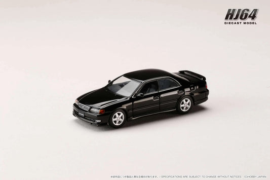Hobby Japan 1:64 Toyota CHASER TOURER V (JZX100) 1998 BLACK (Customized Color) (HJ642072BK)