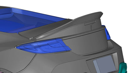 Hobby Japan 1:64 Toyota GR86 RZ With Genuine Optional Rear Spoiler BRIGHT BLUE