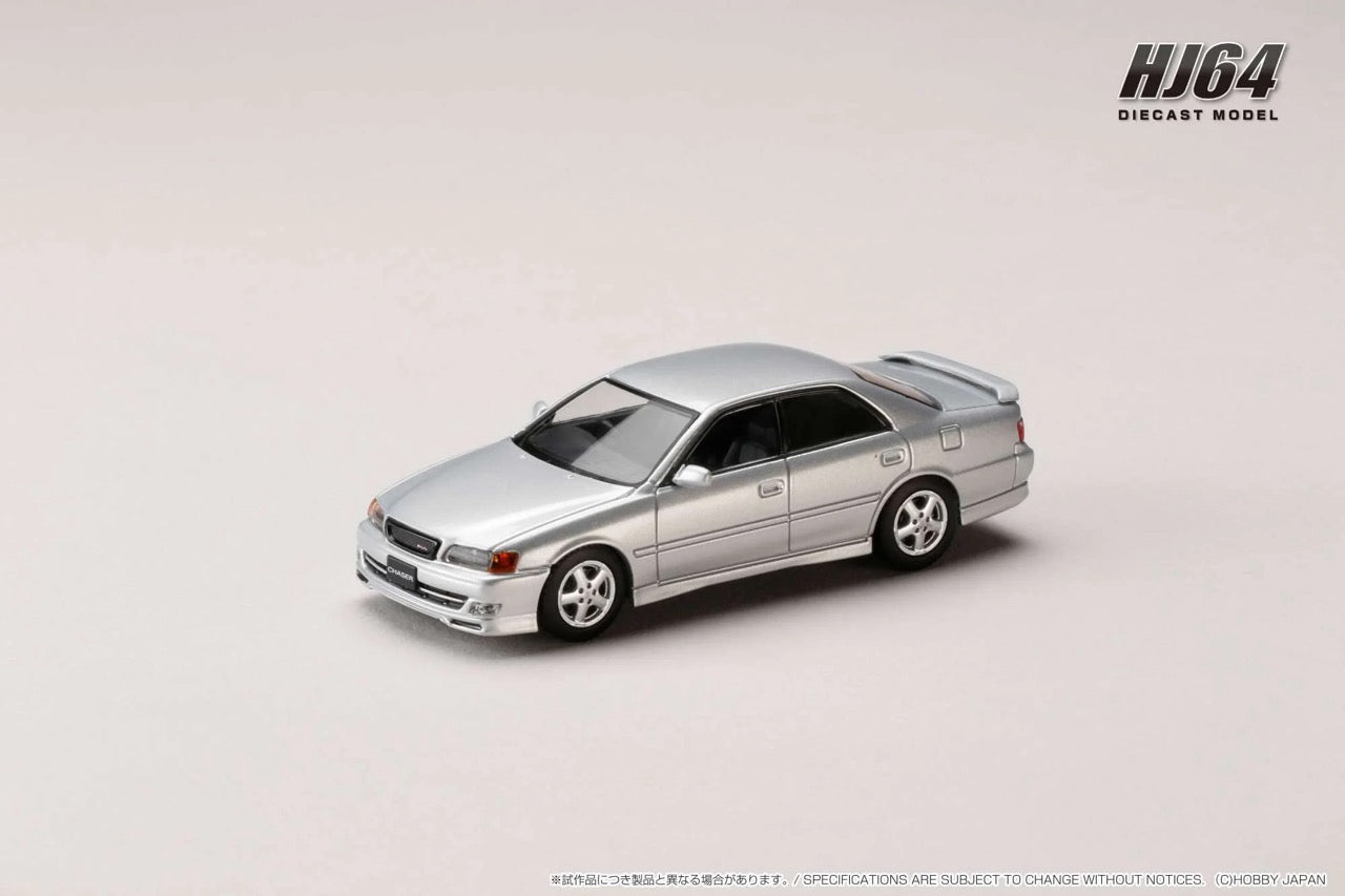 Hobby Japan 1:64 Toyota CHASER TOURER V (JZX100) 1998 / Mesh Front Grill SILVER METALLIC (HJ643072S)