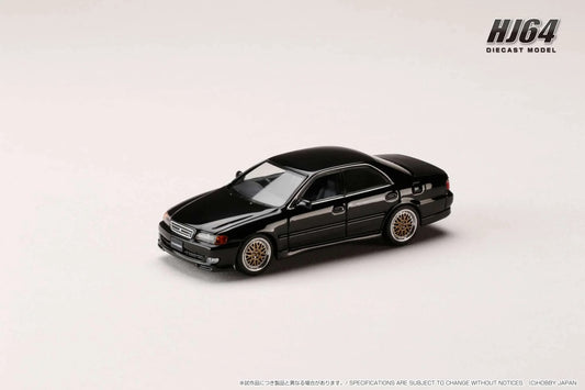 Hobby Japan 1:64 Toyota CHASER TOURER V (JZX100) 1998 / JDM STYLE BLACK (Customized Color) (HJ644072BK)
