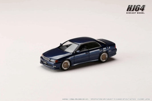 Hobby Japan 1:64 Toyota CHASER TOURER V (JZX100) 1998 / JDM STYLE DARK BLUE MICA (HJ644072DBL)