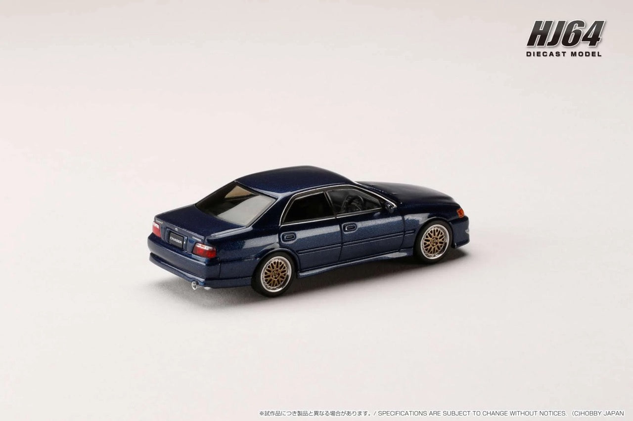 Hobby Japan 1:64 Toyota CHASER TOURER V (JZX100) 1998 / JDM STYLE DARK BLUE MICA (HJ644072DBL)