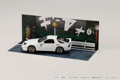 Hobby Japan x JDM64 1:64 Mazda RX-7 (FC3S) Red Suns Initial D 30th Anniversary Set D Ryosuke Takahashi VS Takumi Fujiwara