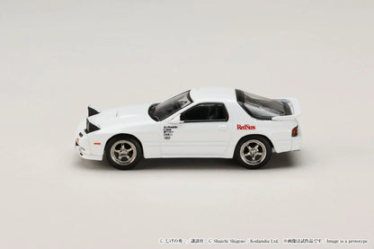 Hobby Japan x JDM64 1:64 Mazda RX-7 (FC3S) Red Suns Initial D 30th Anniversary Set D Ryosuke Takahashi VS Takumi Fujiwara