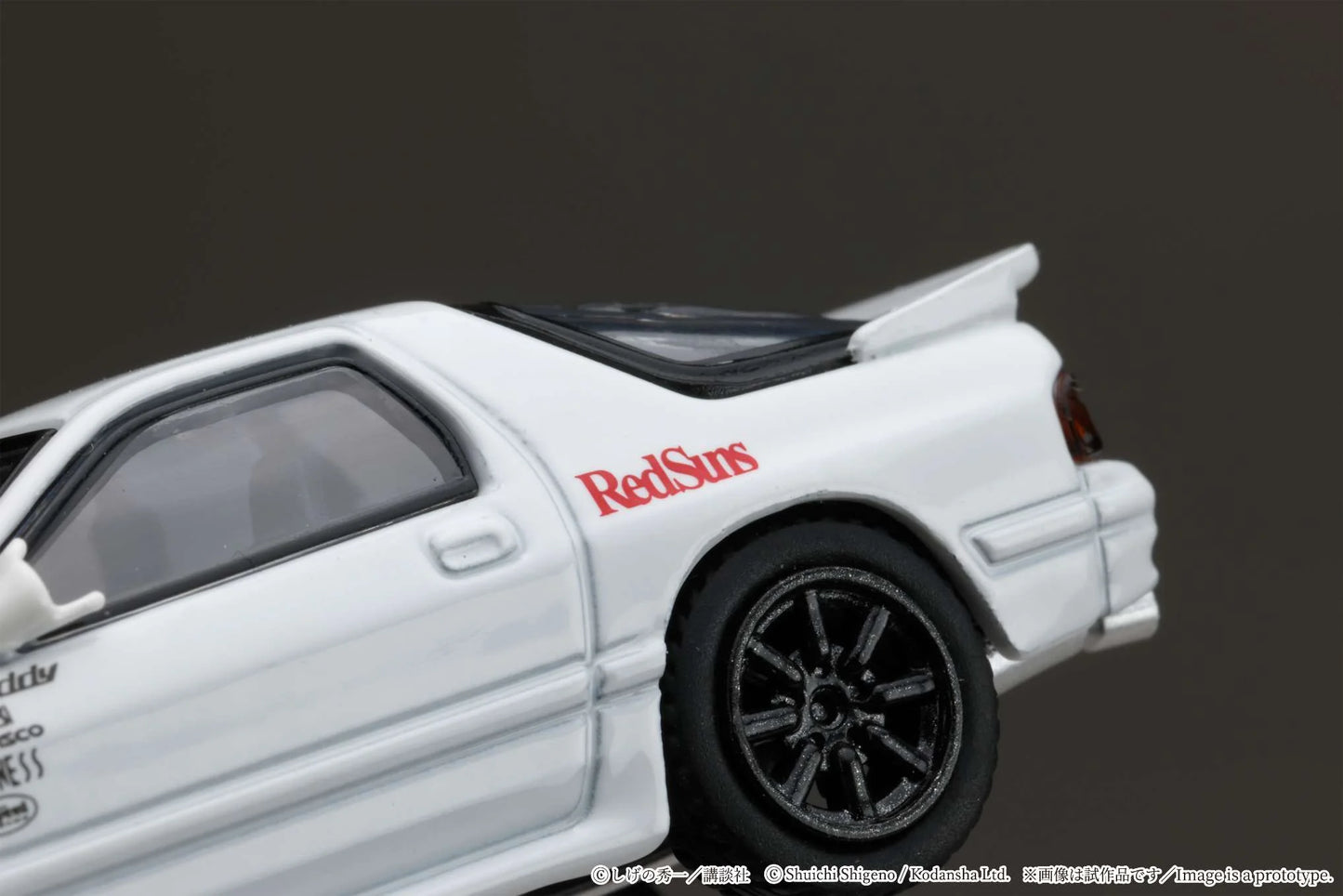 Hobby Japan x JDM64 1:64 Mazda RX-7 (FC3S) Red Suns Initial D Ryosuke Takahashi VS Kyoichi Sudou