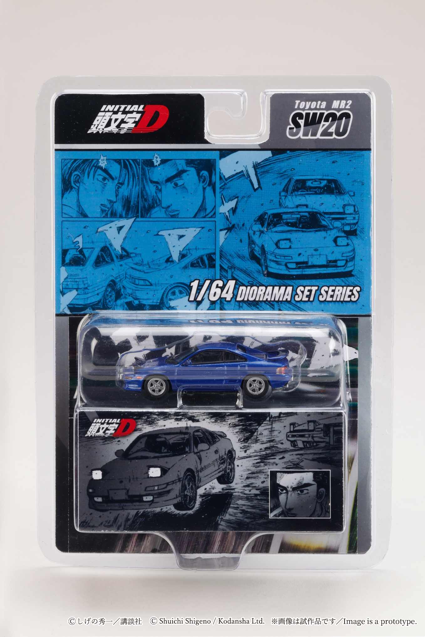 Hobby Japan x JDM64 1:64 Toyota MR2 (SW20) / Initial D Kai Kogashiwa VS Takumi Fujiwara