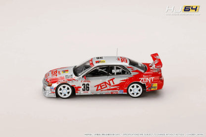 Hobby Japan X Ignition Model 1:64 ZENT TOM'S Toyota Chaser (#36) 1998 JTCC