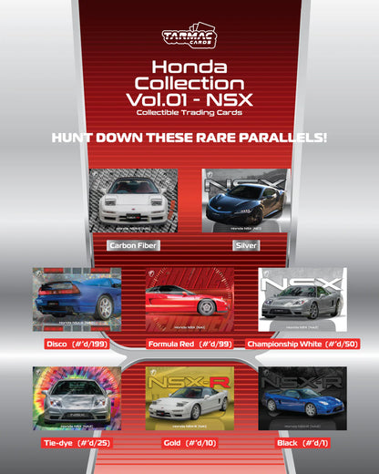 Tarmac Cards Honda Collection Vol.01 - NSX Pack - Single Pack (4 cards per pack, no model car included)