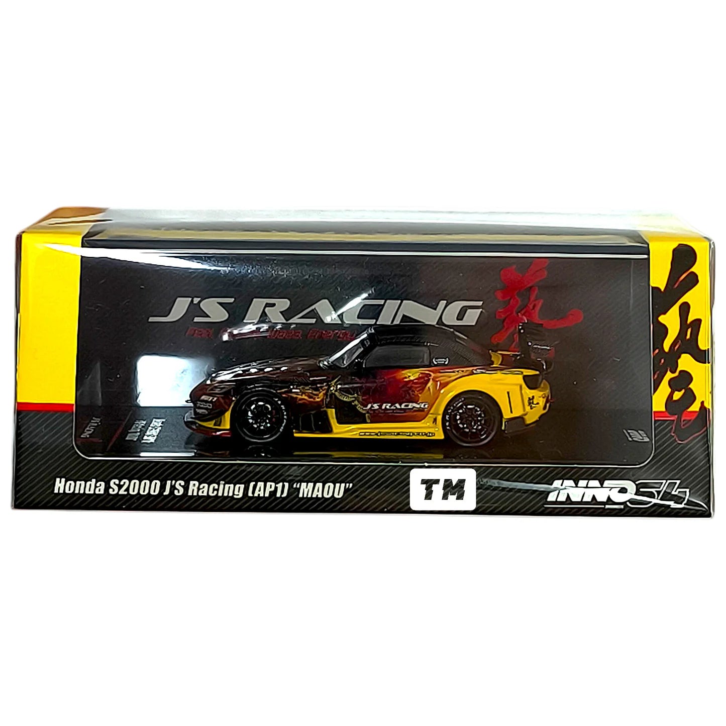 INNO64 1/64 HONDA S2000 J‘S RACING (AP1) MAOU (IN64-S200JS-MAOU)