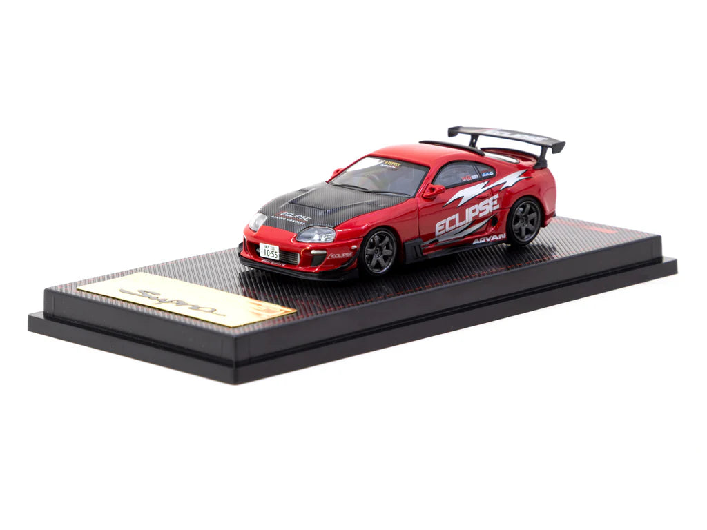 Ignition Model X Tarmac Works 1/64 Toyota Supra (JZA80) RZ Red Limited Edition 3000 Pieces (IG3841)