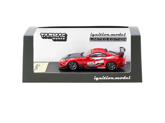 Ignition Model X Tarmac Works 1/64 Toyota Supra (JZA80) RZ Red Limited Edition 3000 Pieces (IG3841)