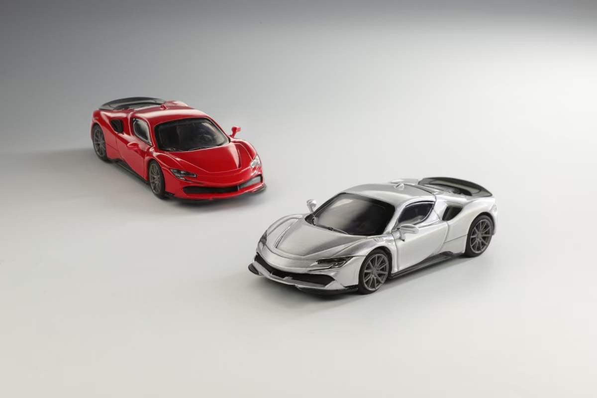 Stance Hunters 1:64 Ferrari SF90 Stradale Novitec Silver