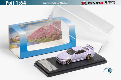 Fuji 1:64 Nissan GT-R R34 Nismo Z-Tune Light Lavender