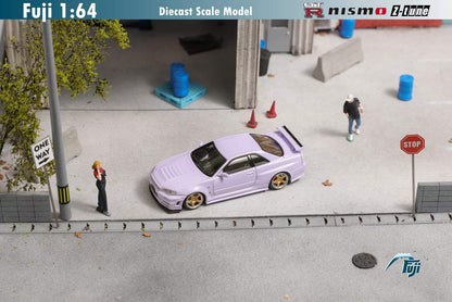 Fuji 1:64 Nissan GT-R R34 Nismo Z-Tune Light Lavender