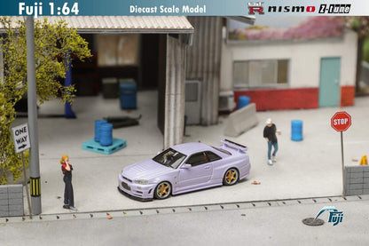 Fuji 1:64 Nissan GT-R R34 Nismo Z-Tune Light Lavender
