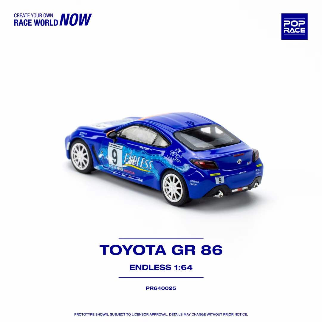 Pop Race 1:64 Toyota GR86 Endless (PR640025)