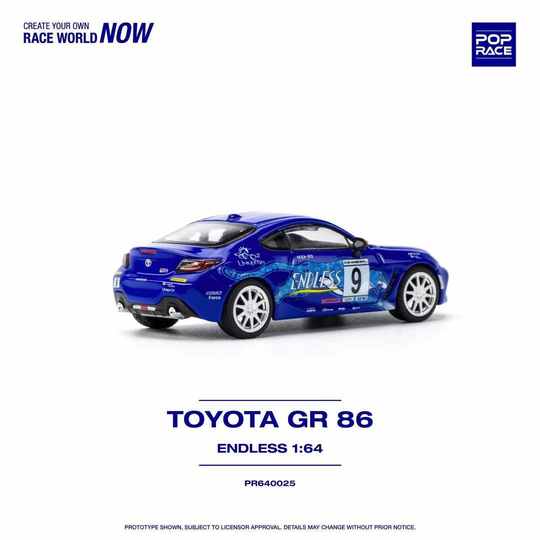 Pop Race 1:64 Toyota GR86 Endless (PR640025)