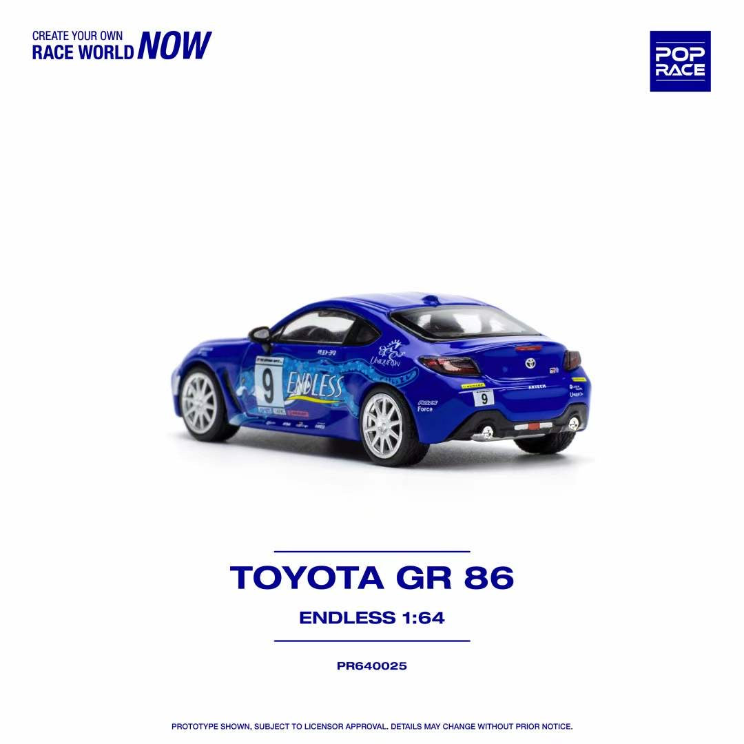 Pop Race 1:64 Toyota GR86 Endless (PR640025)