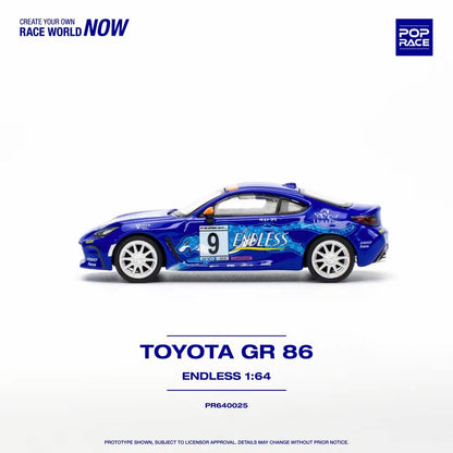 Pop Race 1:64 Toyota GR86 Endless (PR640025)