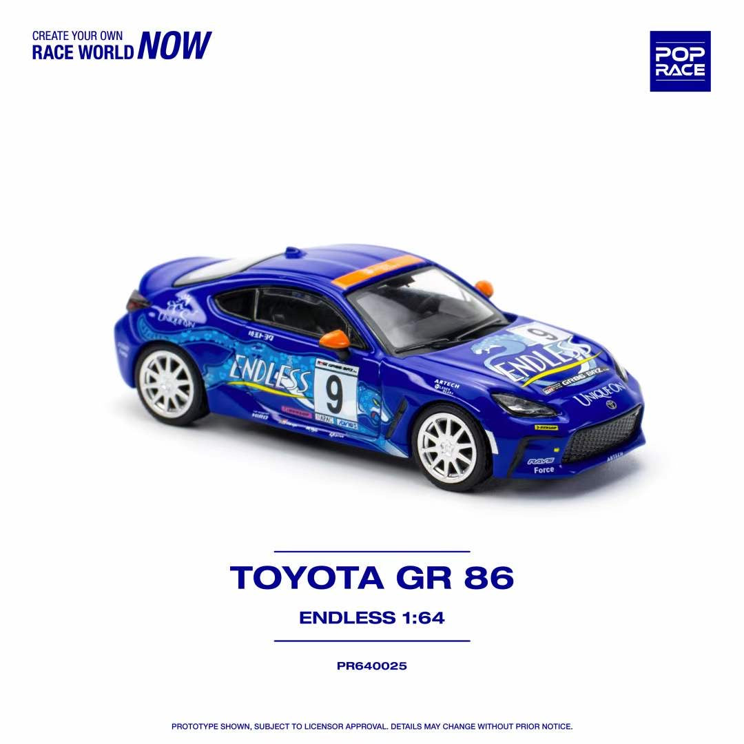 Pop Race 1:64 Toyota GR86 Endless (PR640025)