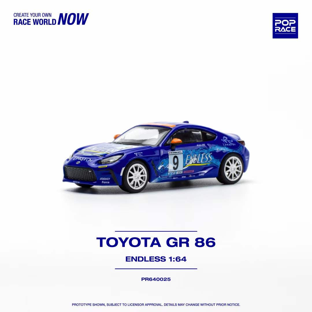 Pop Race 1:64 Toyota GR86 Endless (PR640025)