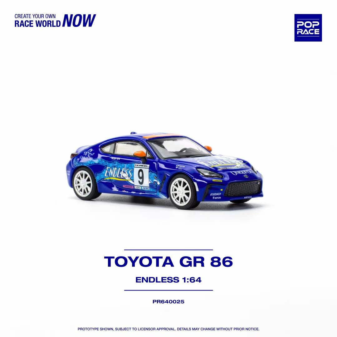 Pop Race 1:64 Toyota GR86 Endless (PR640025)