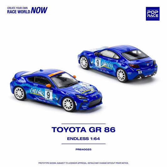 Pop Race 1:64 Toyota GR86 Endless (PR640025)