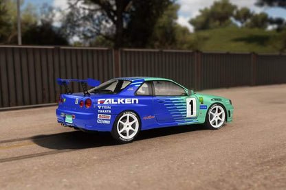 Fast Speed 1:64 Nissan GT-R BNR34 R34 Falken #1 Edition