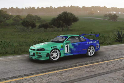 Fast Speed 1:64 Nissan GT-R BNR34 R34 Falken #1 Edition