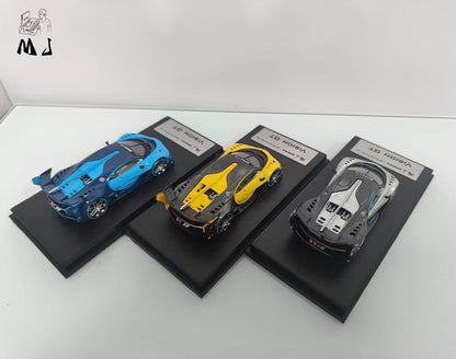 League Model x MJ Model 1:64 Bugatti Vision GT Blue