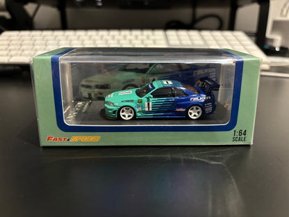 Fast Speed 1:64 Nissan GT-R BNR34 R34 Falken #1 Edition