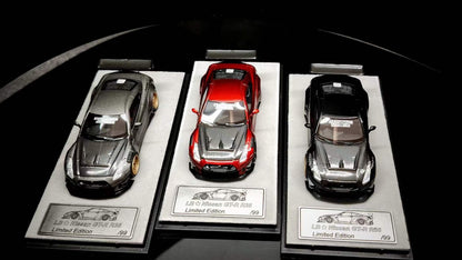 [Premium Resin Model] Qidian Model 1:64 Nissan Skyline GT-R R35 LBWK Red with Carbon Hood Limited to 99 Pieces Only