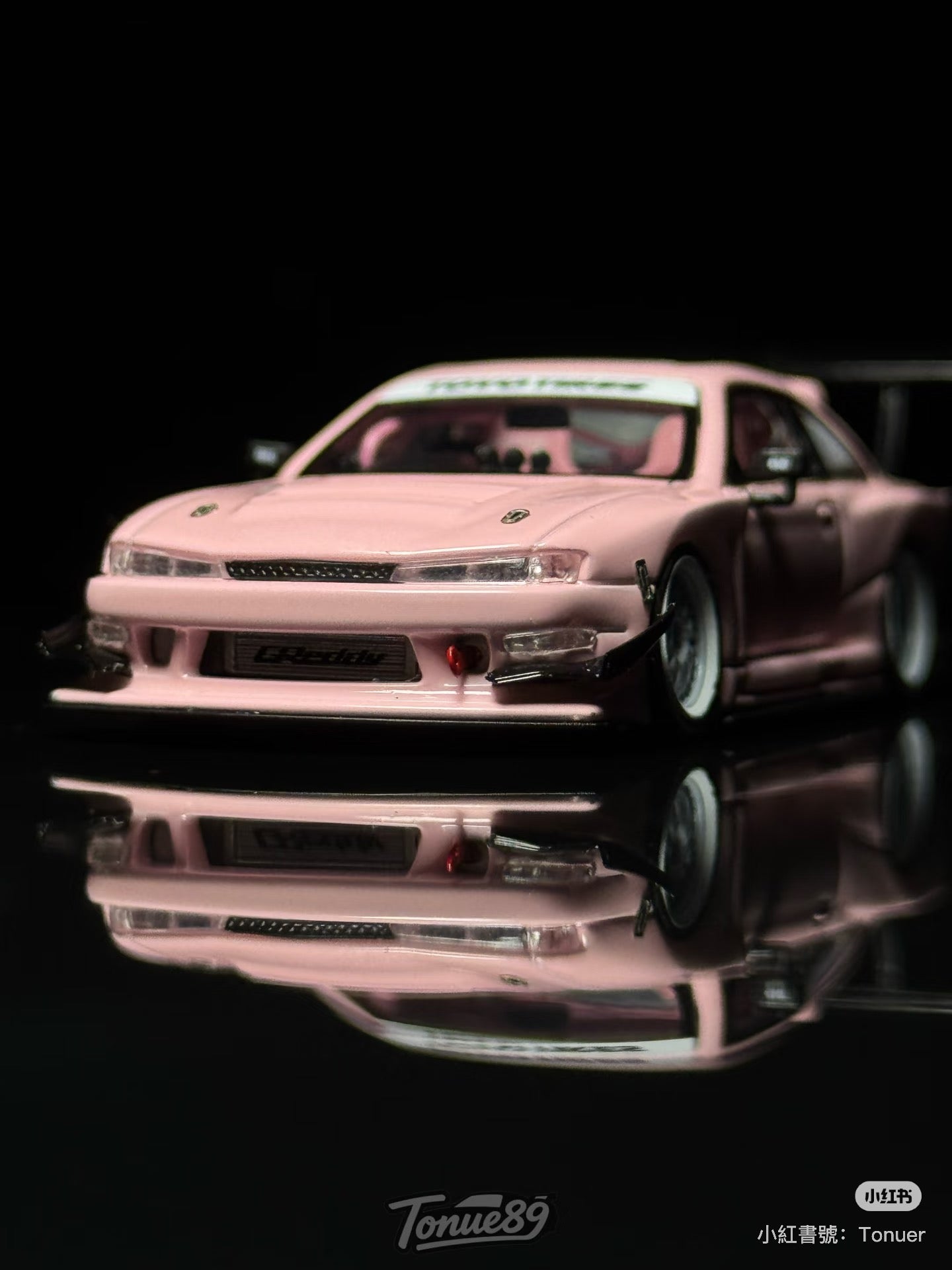 Mortal 1:64 Nissan Silvia S14 GT-Spec V2 SEIJI Ookawara Peach Pink in Premium Box Packaging - Chinese Customised Version