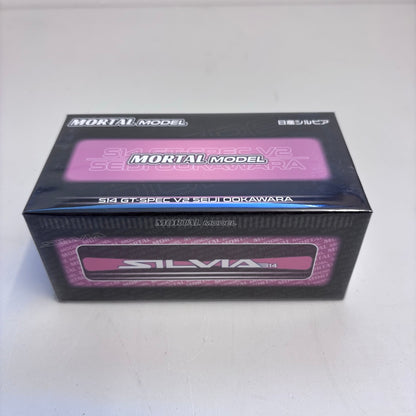 Mortal 1:64 Nissan Silvia S14 GT-Spec V2 SEIJI Ookawara Peach Pink in Premium Box Packaging - Chinese Customised Version
