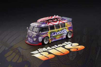 Liberty64 1:64 Volkswagen Kombi Camper Van Woodstock Bus Edition Limited 599 Pieces