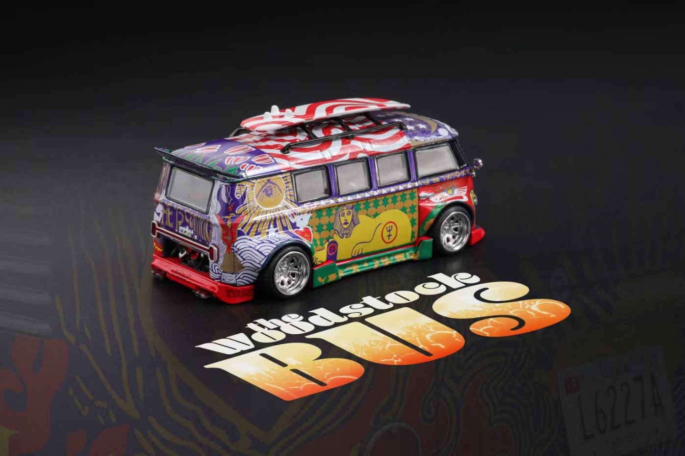 Liberty64 1:64 Volkswagen Kombi Camper Van Woodstock Bus Edition Limited 599 Pieces