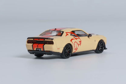 Stance Hunters 1:64 Dodge Challenger Mk3 SRT Hellcat Sand Demon with Openable Engine Hood