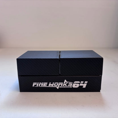 [Premium Resin Model] Fine Works 1:64 Aventador LP700-4 Roadster Convertible Liberty Walk Edition Tron White Black Panel Lines Limited 199 Pieces