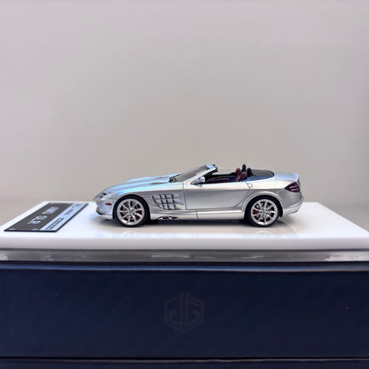 [Premium Resin Model] JG 1:64 SLR Roadster Convertible Silver in Premium Box Packaging