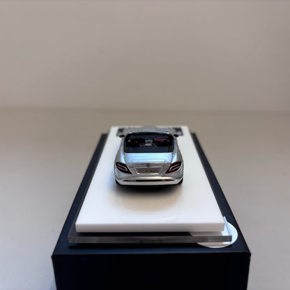 [Premium Resin Model] JG 1:64 SLR Roadster Convertible Silver in Premium Box Packaging