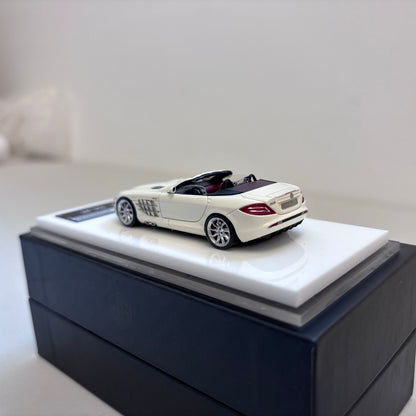 [Premium Resin Model] JG 1:64 SLR Roadster Convertible White in Premium Box Packaging